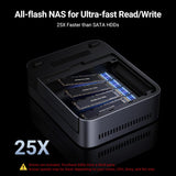 UGREEN NAS DXP480T Plus NAS SSD All-Flash de 4 bahías, CPU Intel i5...