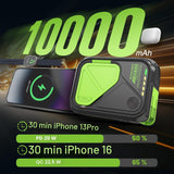 SEANCHEER P05 Cargador portátil Power Bank10000mAh Cables integrado...