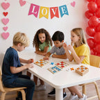 Paquete de 24 juegos de mesa de madera de Tic Tac Toe para niños de 4 a 8 a
