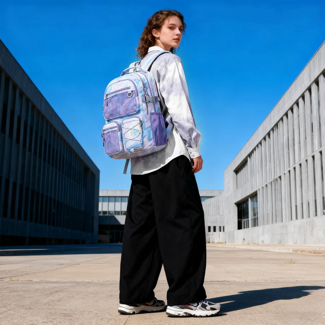 Mochila Lohol de Bolsillos Múltiples para Viajes y Universidad, Moc...