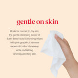 Toallitas de limpieza facial para piel sensible de Burt\u2019s Bees