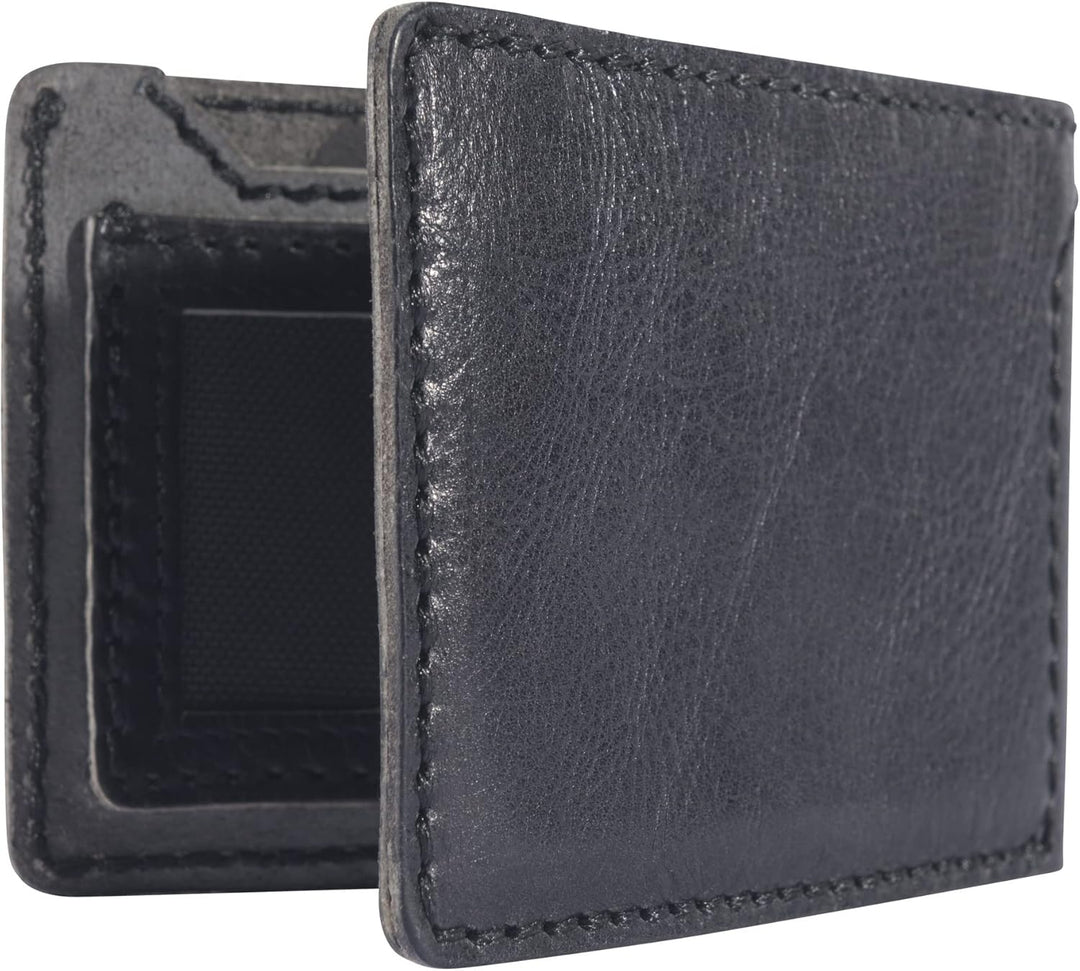 Carhartt Billetera plegable de piel pátina B0000400 para hombre