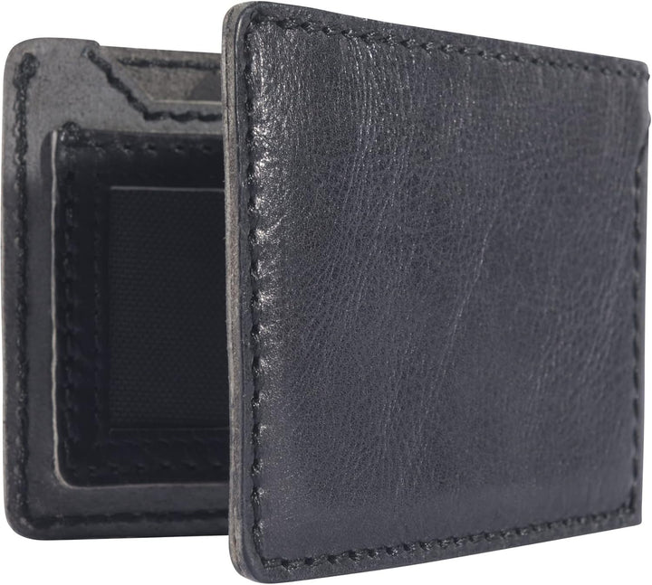 Carhartt Billetera plegable de piel pátina B0000400 para hombre