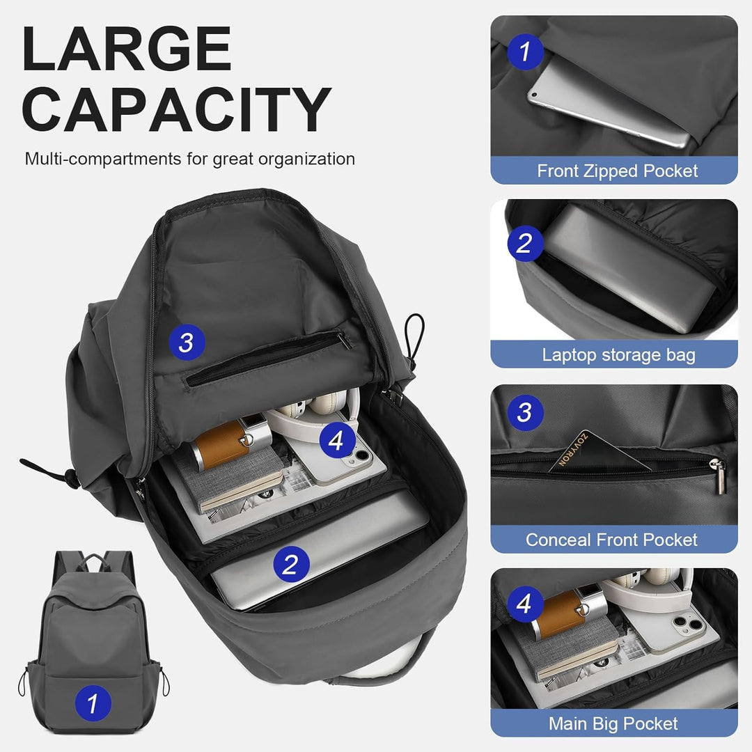 NEOREAL Mochila para laptop para trabajo, universidad, viajes, moch...