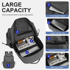 NEOREAL Mochila de viaje para laptop para hombres y mujeres, se adapta, Gris