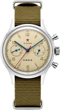 SEAKOSS 1963 Pilot Cronógrafo Reloj para hombre, Original Seagull ST1901 Movimiento mecánico de viento manual, reloj de pulsera militar vintage