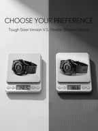 EUTOUR Reloj magnético para hombre Swiss Qtz 5ATM esfera de bola flotante