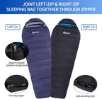 Mochila/Almohada de dormir Down Mummy para adultos, 600 Fill Power para senderismo