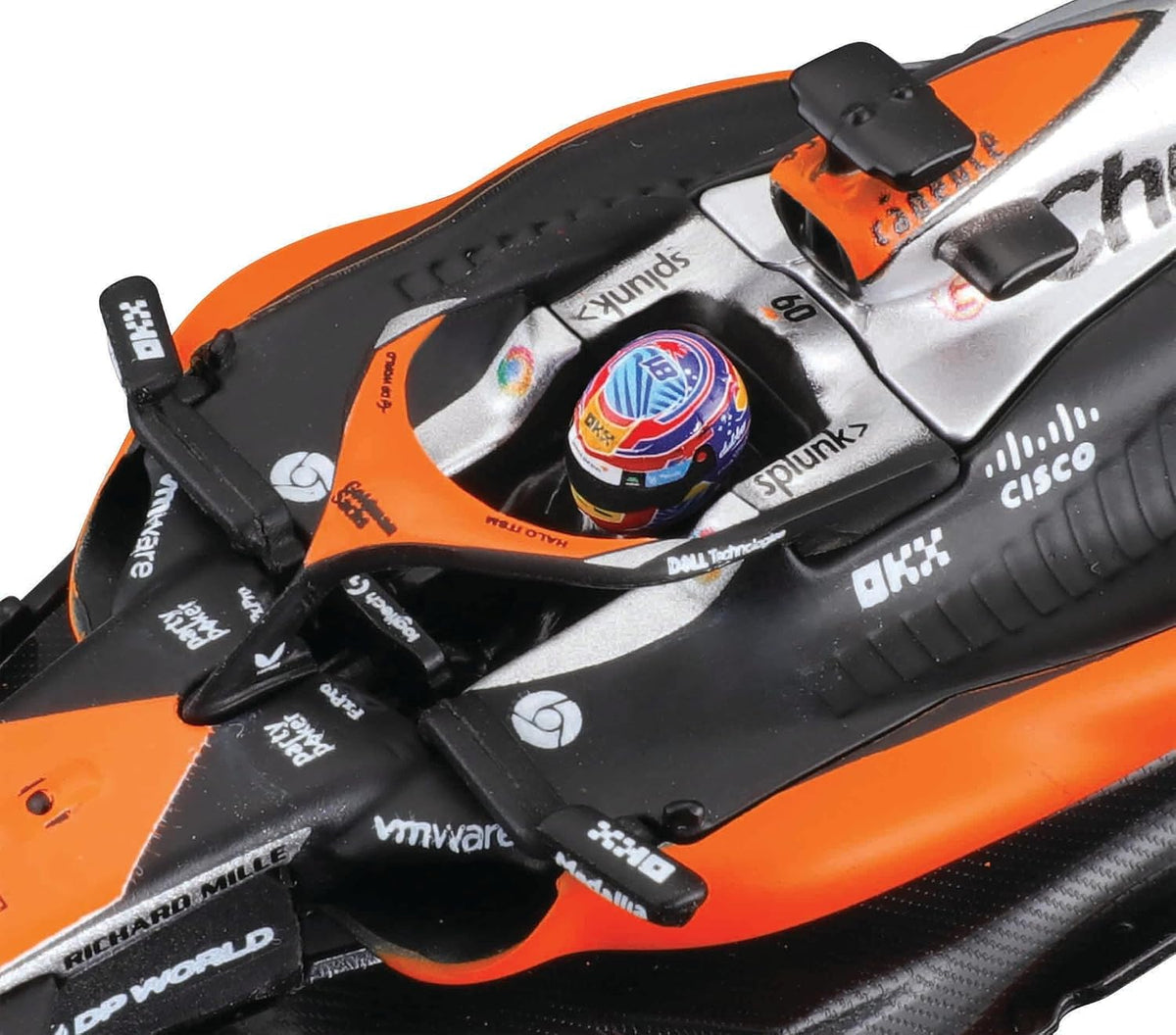 Bburago 1:43 F1 Race McLaren Racing MCL60 (2023) con piloto - Norris #4