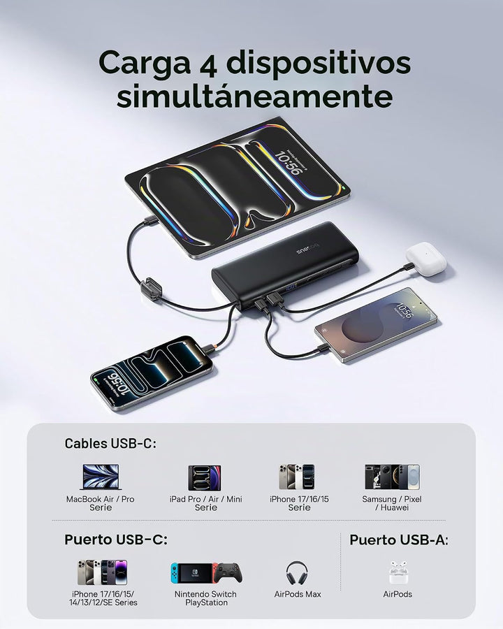 Banco del poder de Baseus 25000mAh, CCC certificó el cargador portá...