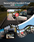 BOTSLAB G980H 4K STARVIS Dash Cam delantera y trasera, sin tarjeta SD [2026