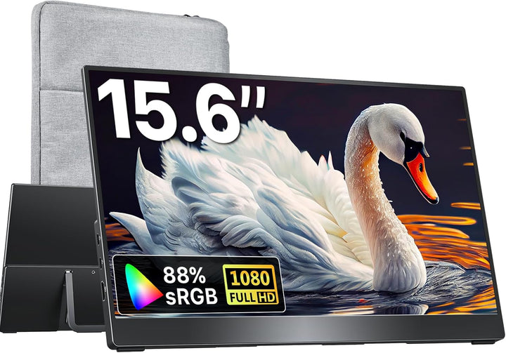 kksmart Monitor portátil de 15.6 pulgadas 1080P FHD 88% sRGB 60Hz,...