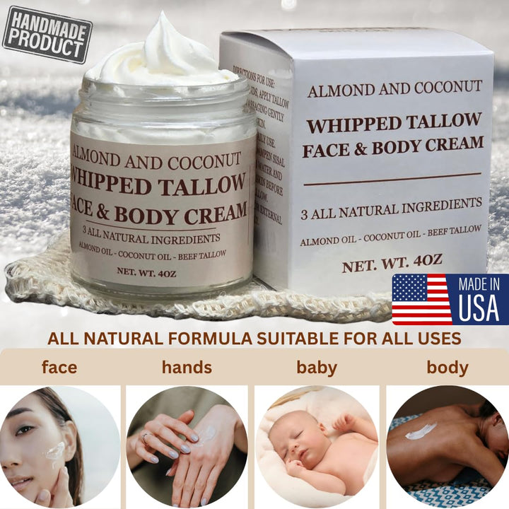 NASCENCE Crema facial y corporal batida alimentada con pasto, tarro...