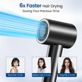 Hair Dryer with 110000 RPM High Speed 1400w Motor for 1-5min Fast D...