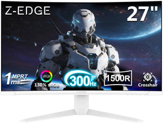 Z-Edge - Monitor curvo para juegos de 27 pulgadas, monitor curvado...