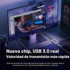 Tarjeta de captura de video, dispositivo de captura HDMI a USB-C USB3.0, 2K@30FPS