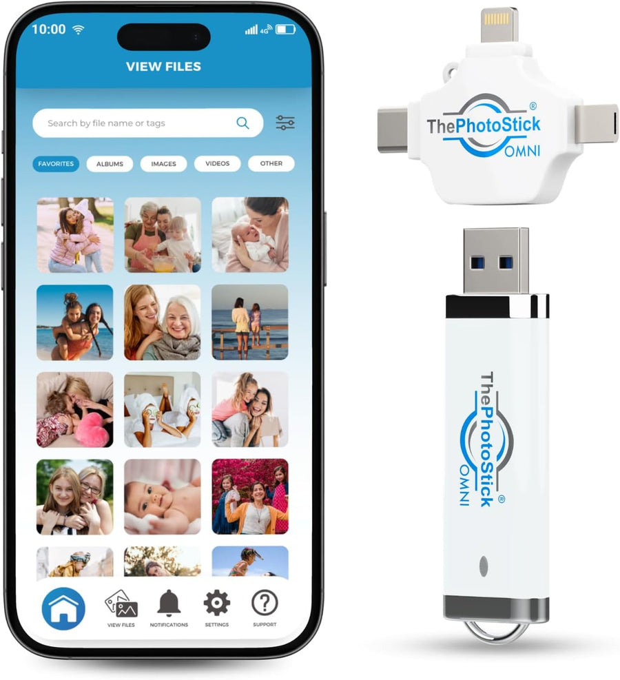 ThePhotoStick® Omni - Unidad flash USB de 32 GB y memoria extraíble...
