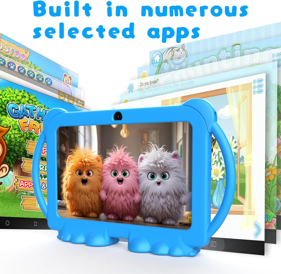 Tablet para niños de 7 pulgadas para niños y niñas, tabletas Androi...