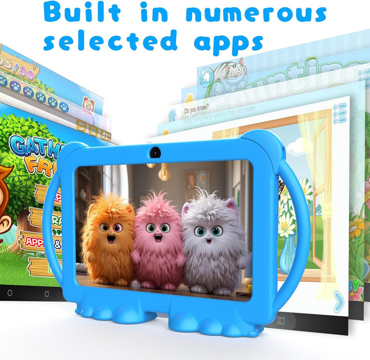 Tablet para niños de 7 pulgadas para niños y niñas, tabletas Androi...
