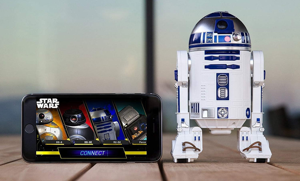 Sphero R201ROW Star Wars R2D2 Droide Controlado por Aplicación Blanco/Azul
