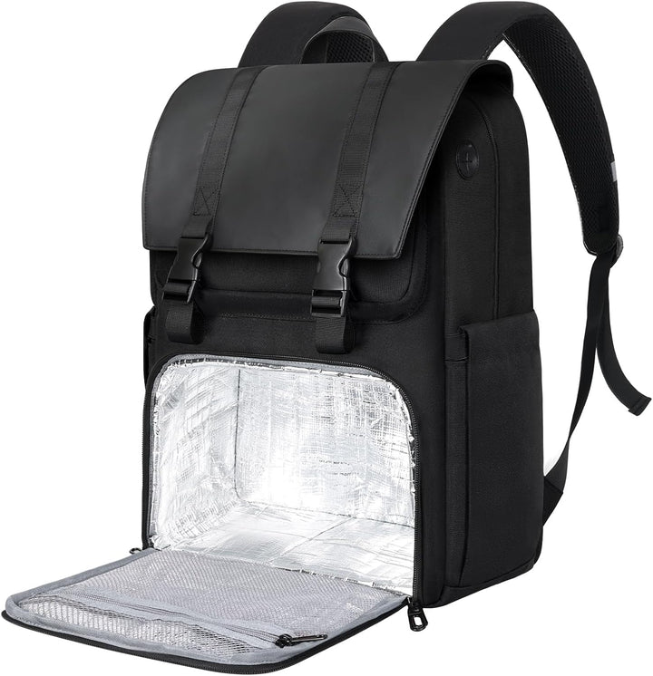 Mochila de almuerzo BERTASCHE para hombres, Negro