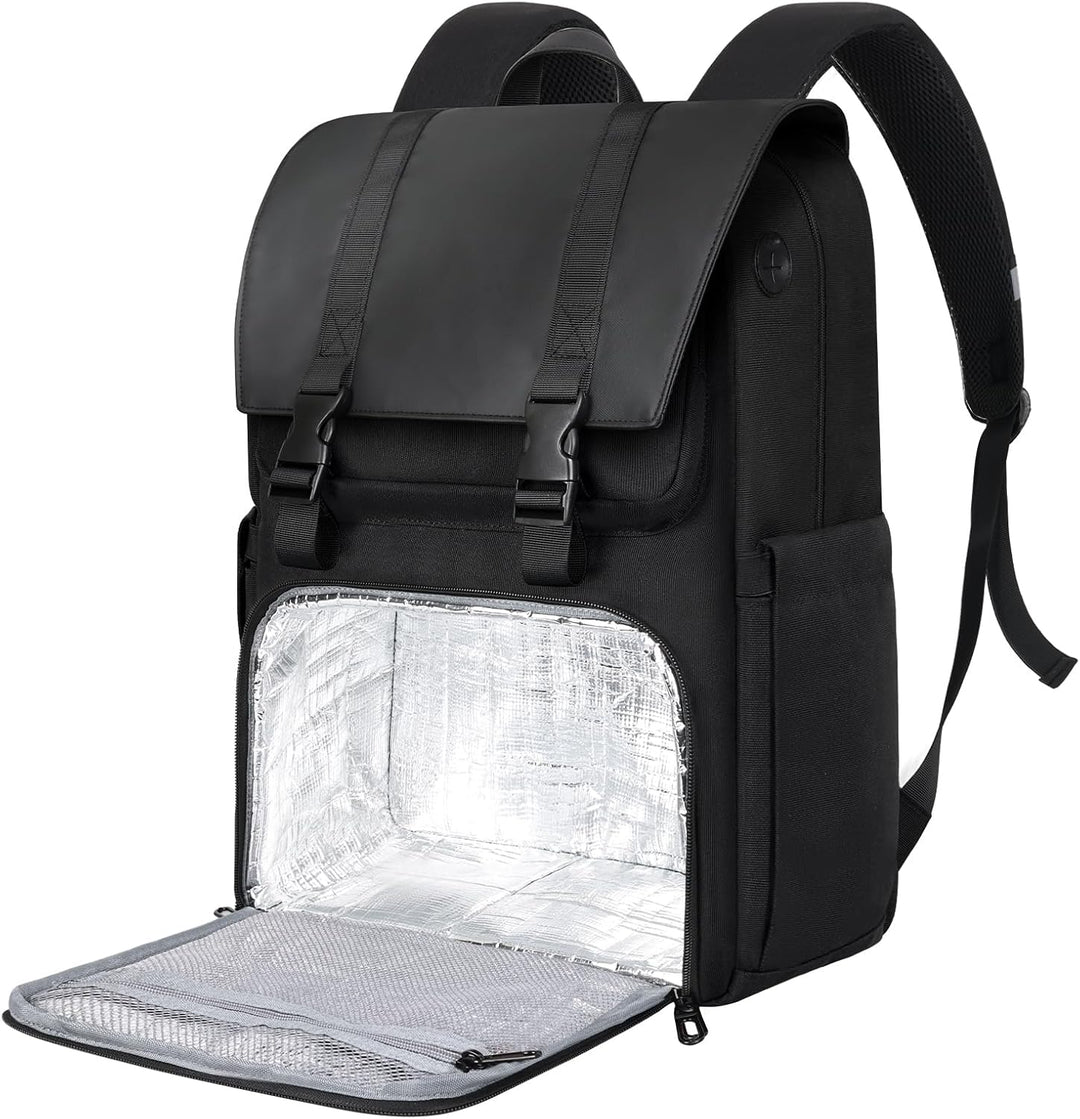 Mochila de almuerzo BERTASCHE para hombres, Negro