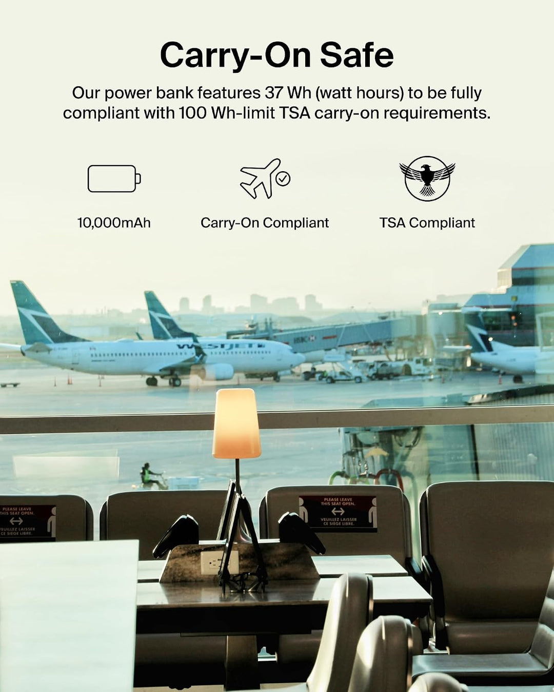 Belkin Cargador portátil, banco de energía USB C de 10000 mAh con 2...
