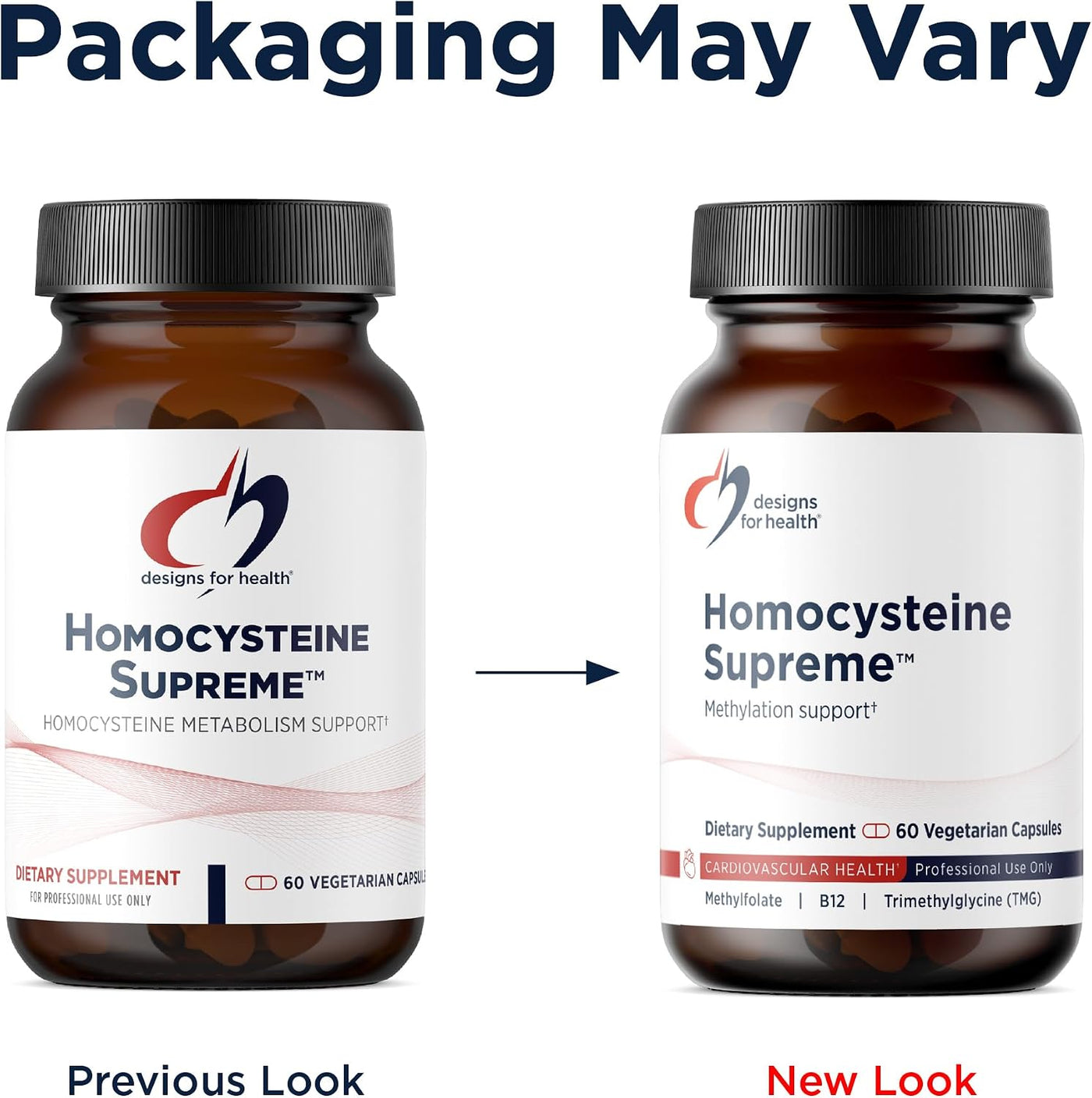 Designs for Health Homocisteine Supreme - Vitaminas B metiladas con...