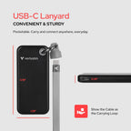Verbatim Pocket 1TB SSD externo USB 3.2 Gen 2 Hasta 1000MB/s