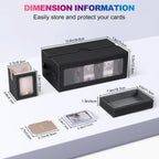 UAONO MTG Commander Deck Box, 6-Deck Modular TCG Deck Case con Dice Tray