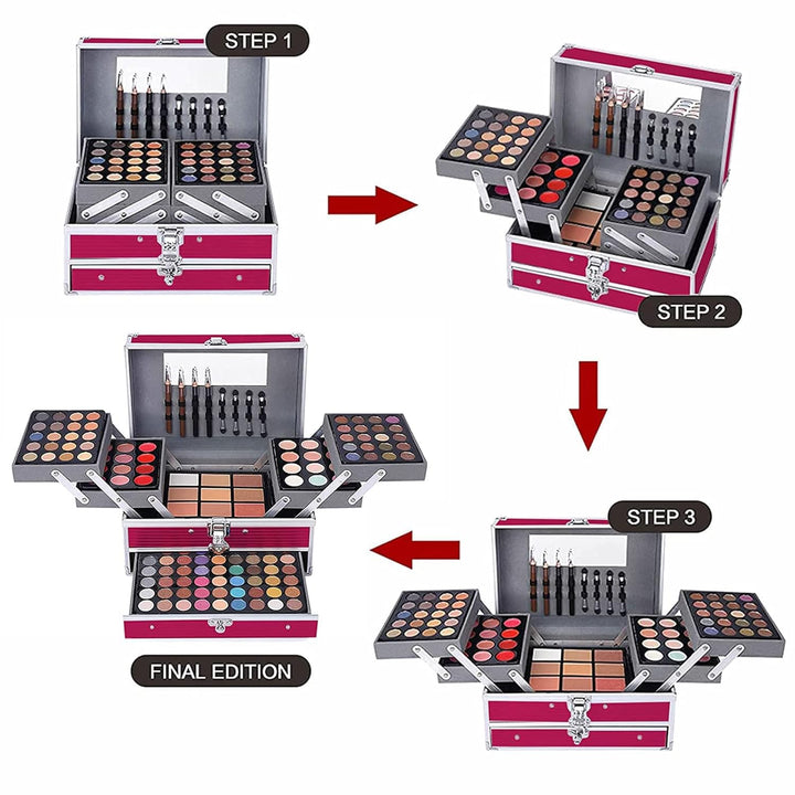 UNIFULL Kit de maquillaje todo en uno de 132 colores para mujeres y...