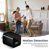 PATTERSON Cargador USB de cámara oculta 1080P - Mini