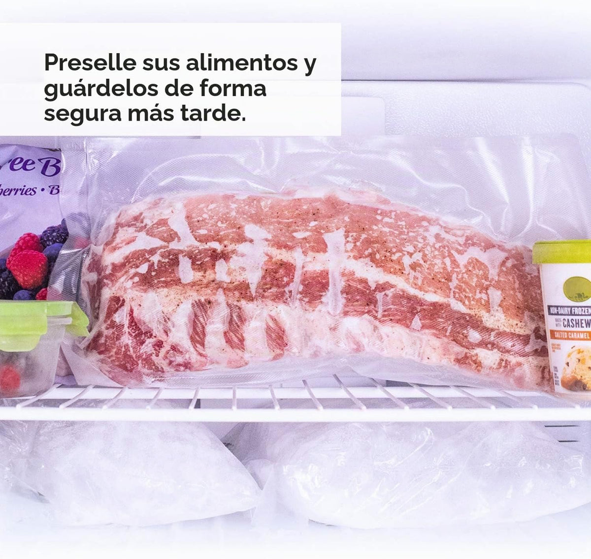 Anova Culinary Bolsa selladora al vacío de precisión (rollos), transparente, ANBR01, mediana