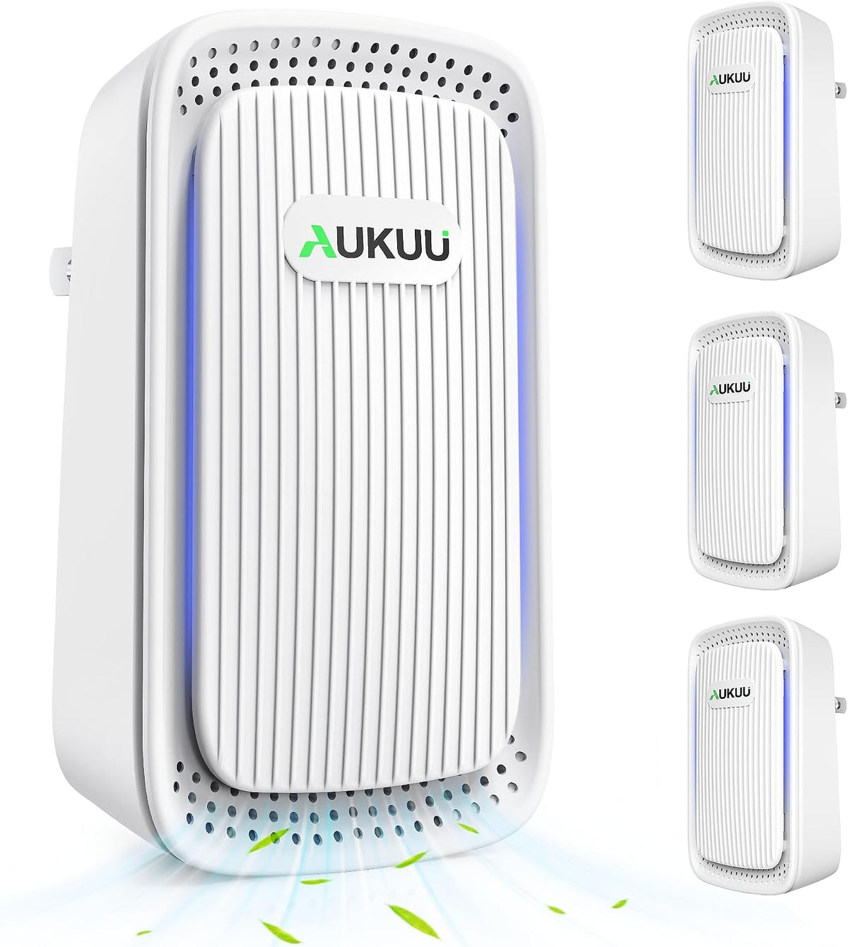 Air Ionizers 4 Pack - Purificadores de Aire Pequeños con Enchufe para Hogar, Dormitorio, Oficina
