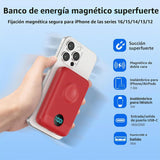 Cargador magnético portátil para iPhone, Power Bank de 10800mAh 4-e...