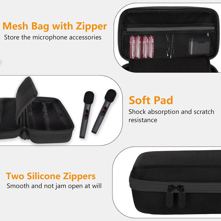 Funda de micrófono inalámbrico compatible con el sistema de dos mic...