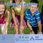 Relojes para niños y niñas, reloj deportivo digital con contador de pasos, podómetro, alarma de vibración, sin aplicación, impermeable, rastreador de fitness, reloj para niños, niñas, adolescentes