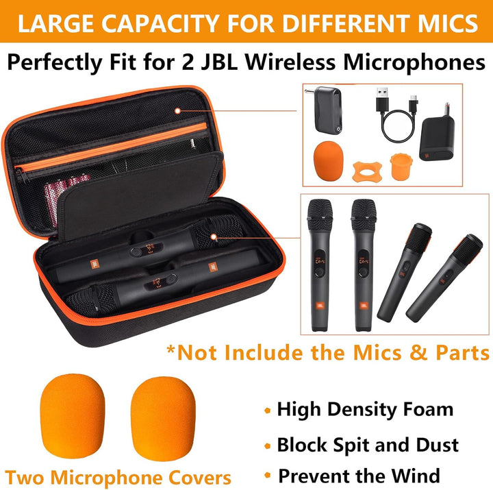 Estuche para micrófono inalámbrico compatible con el sistema de dos...