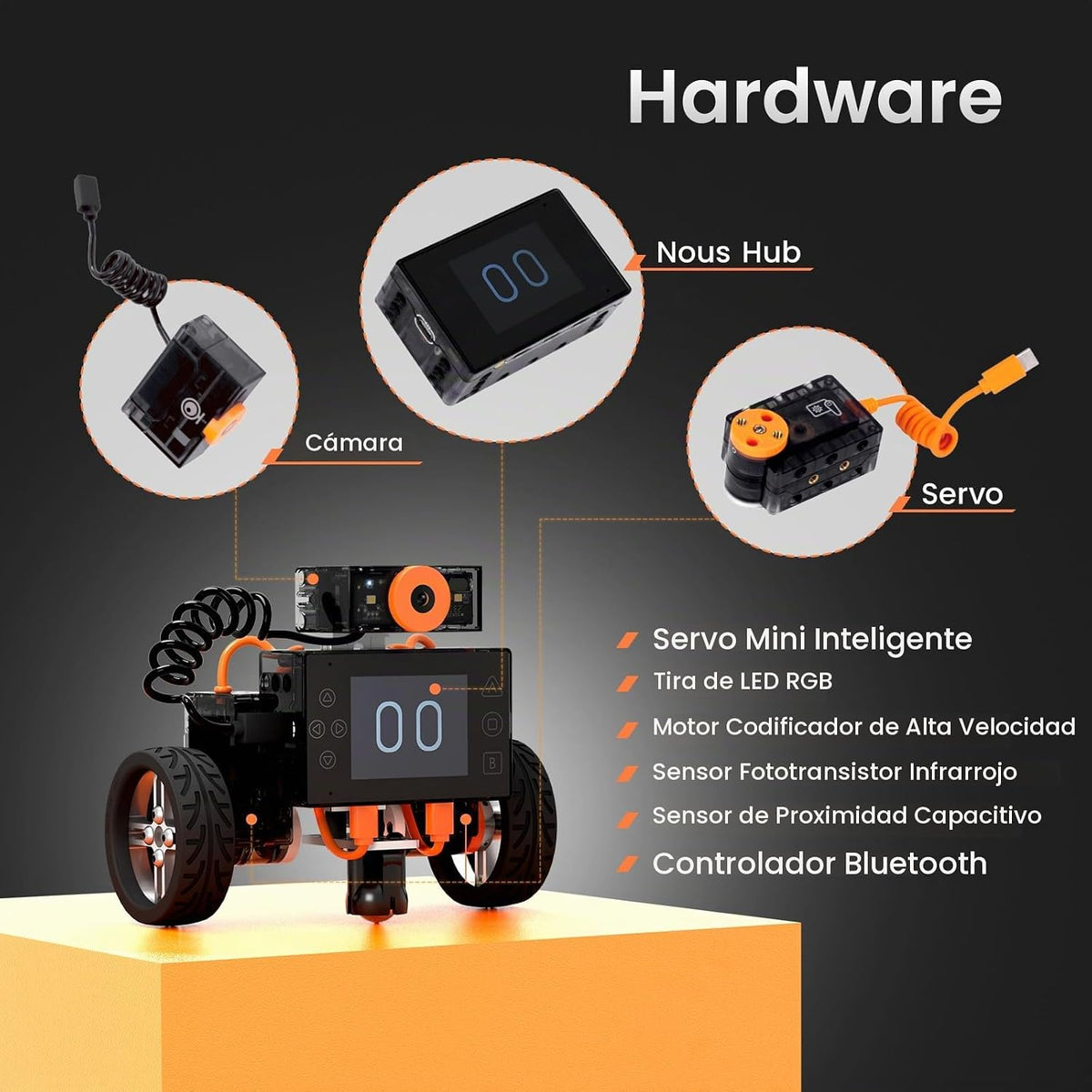 Robot Nous AI para niños mayores de 12 años, kit STEM de