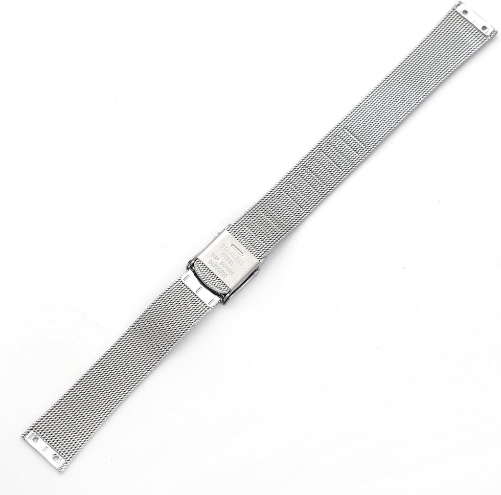 THEAGE Correa de reloj de 0.551 in que atornilla el reemplazo de la correa de reloj de acero inoxidable para Skagen
