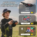 4DRC Aviones RC con control remoto para niños, aviones de control remoto de espuma para niños, adultos principiantes, helicópteros de combate a control remoto para niños y adultos, giro de 360° fácil