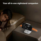 Mini estación de carga plegable 3 en 1 para dispositivos Apple, soporte de cargador inalámbrico para Magsafe para iPhone 17/Air/16/15/14/13/12, serie Apple Watch, AirPods pro/2/3/4, regalos para