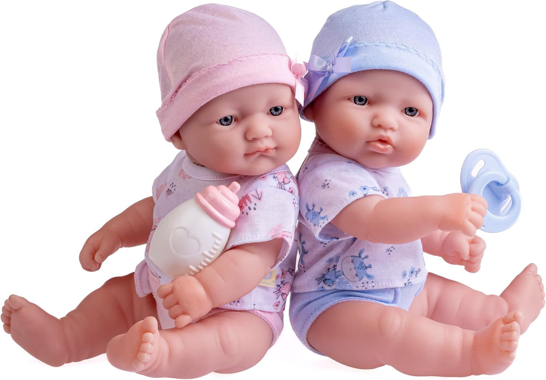 Berenguer Boutique Realistic La Newborn Gemelos de Vinilo Lavable d...