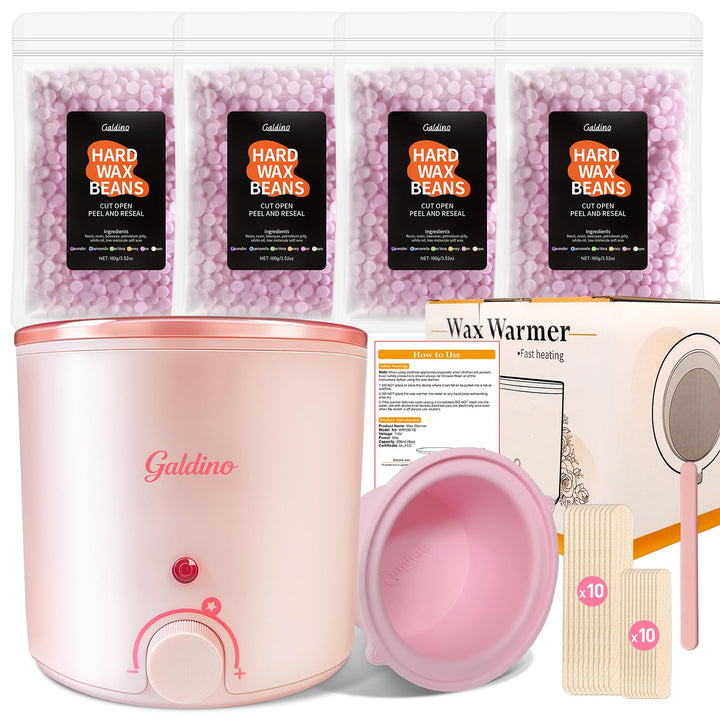 Galdino Kit de depilación para mujeres, kit de cera para depilación...