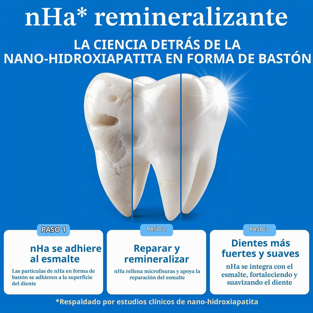 Mouthology Pasta de dientes 10% Nano Hidroxiapatita (paquete de 3,...