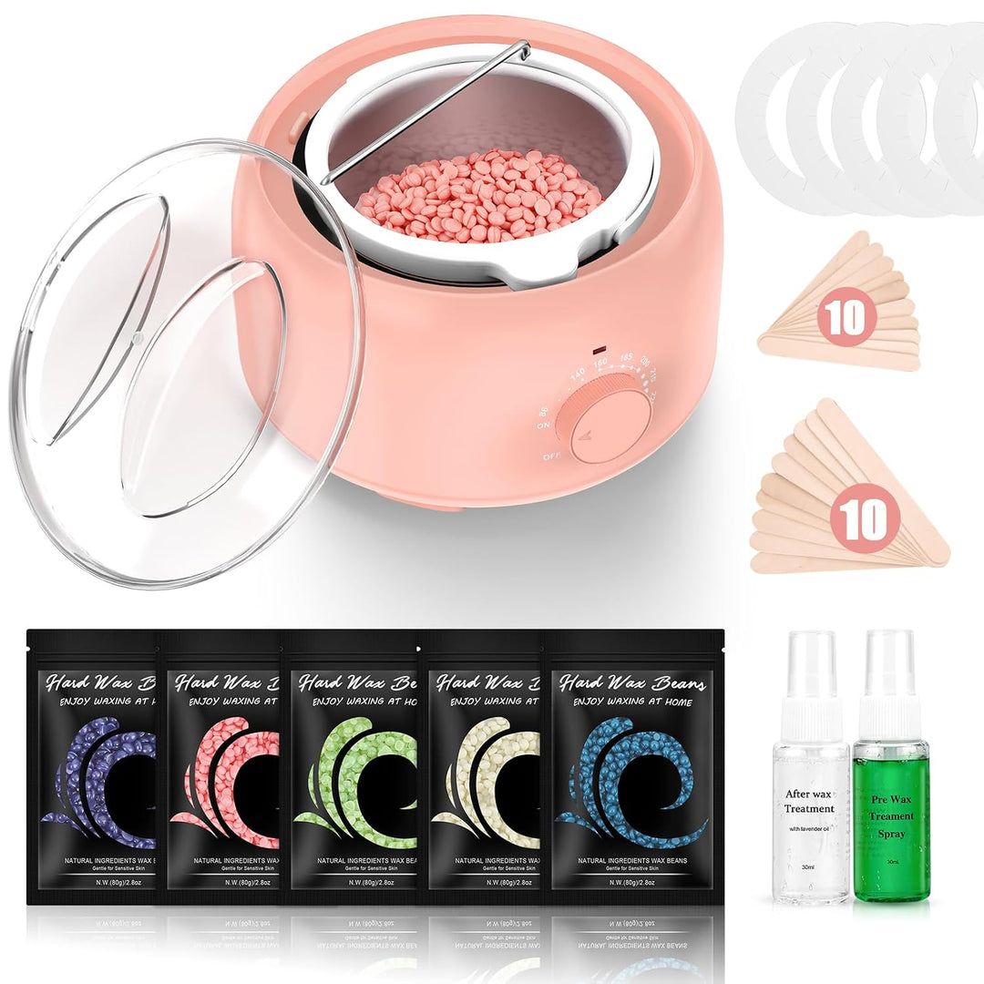 TIKESI Kit de depilación \u2013 Calentador de cera para depilación,...