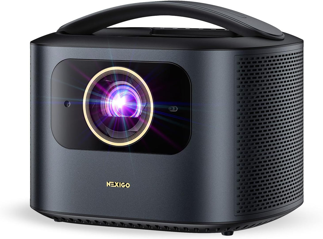 NexiGo TriVision Ultra, proyector portátil 4K Tri-LED láser, 2600 l...