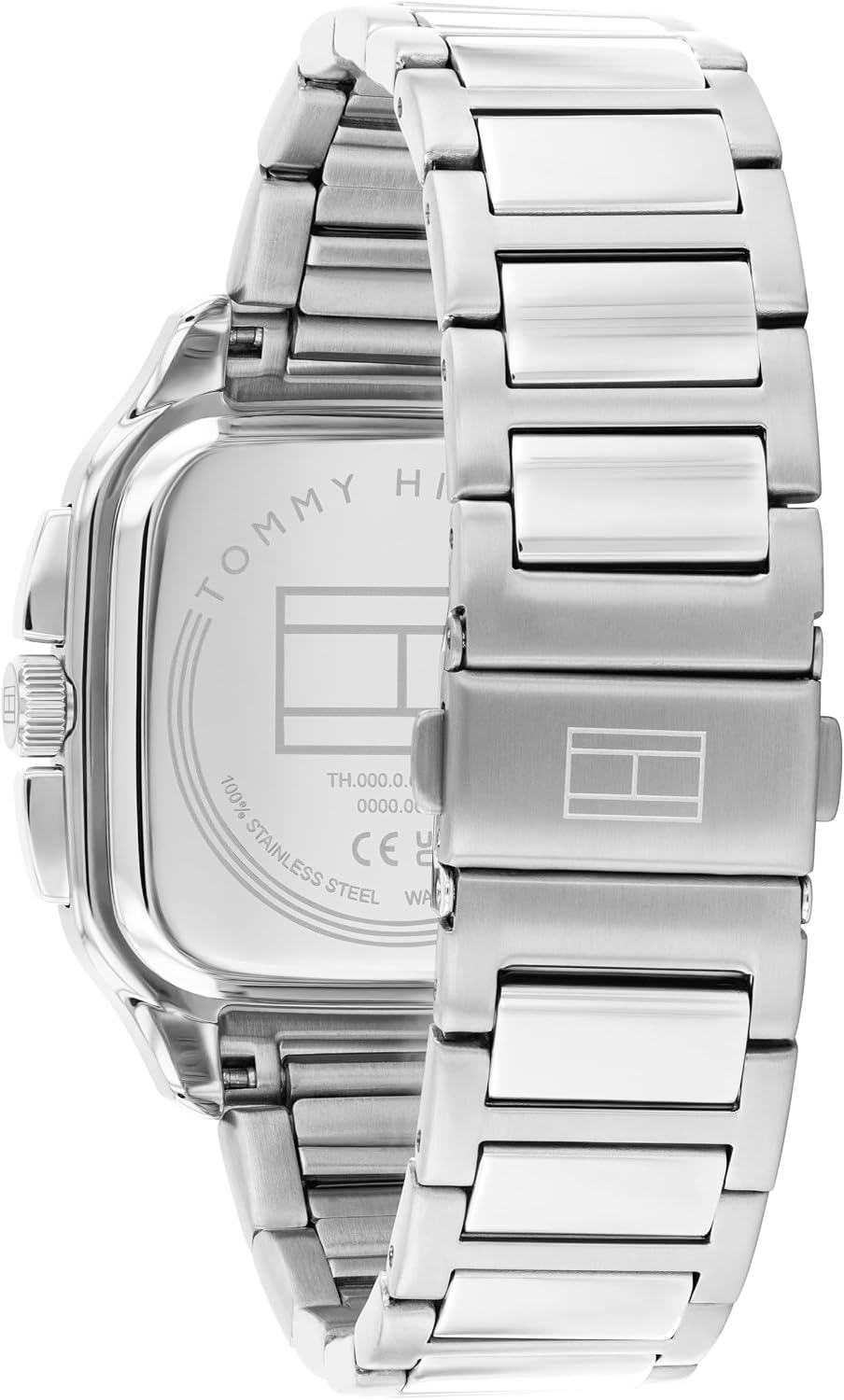 Tommy Hilfiger Reloj de cuarzo multifunción para hombre – 1.457 x 1.535 in, correa de piel de becerro, diseño inspirado en el deporte, regalo para él