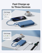 Belkin Cargador Portátil, Batería Externa USB-C de 20,000mAh con 2...