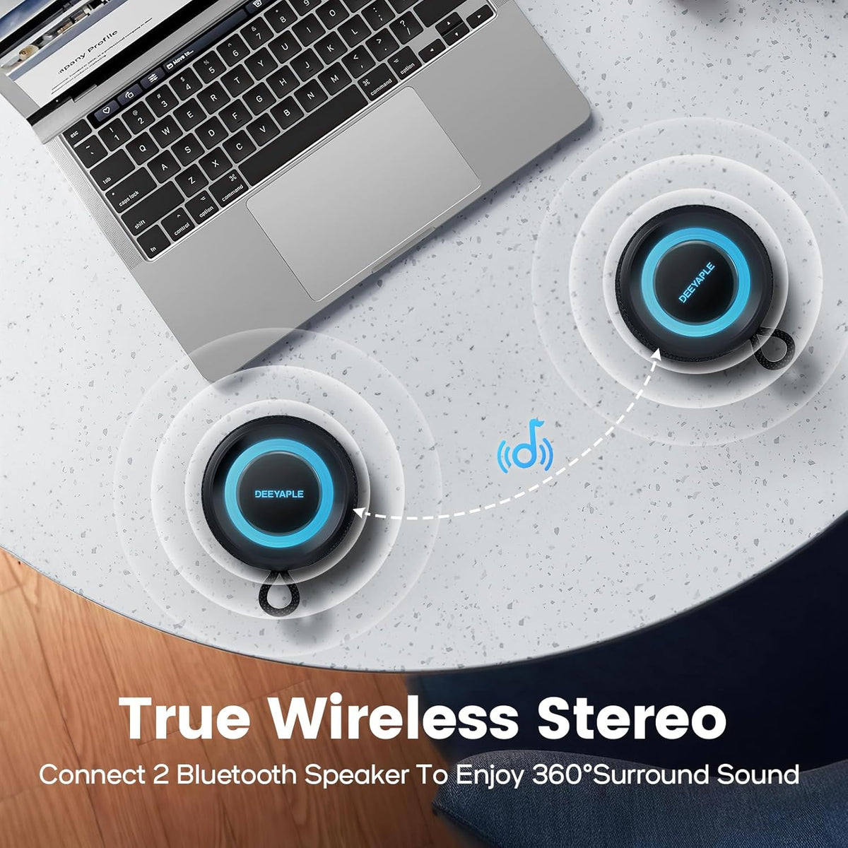 Altavoz Bluetooth inalámbrico, IP67 impermeable y a prueba de polvo...